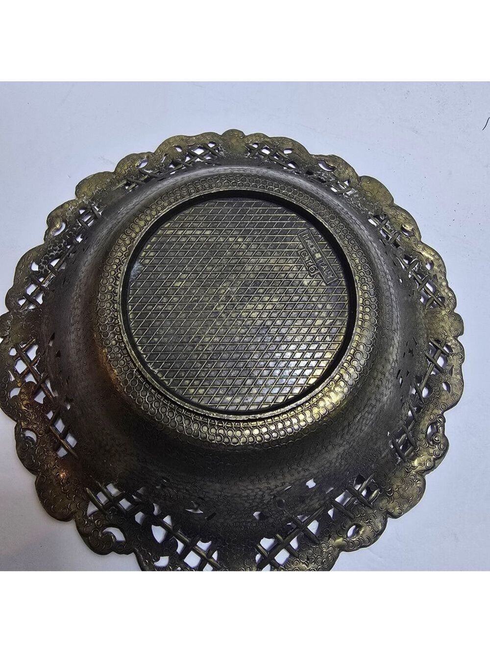 Elegant Brass Decorative Bowl - Picture 11 of 13